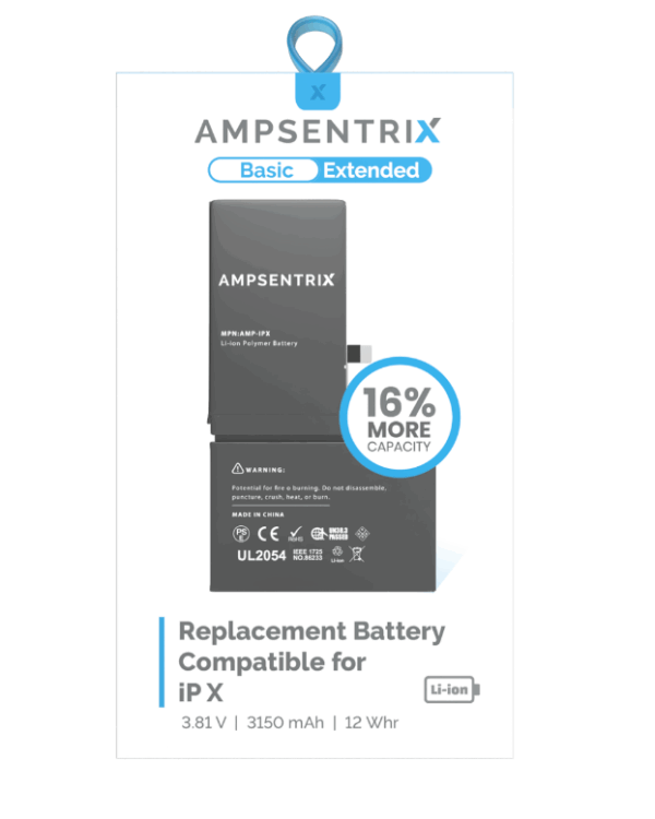 repuesto bateria ampsentrix iphone